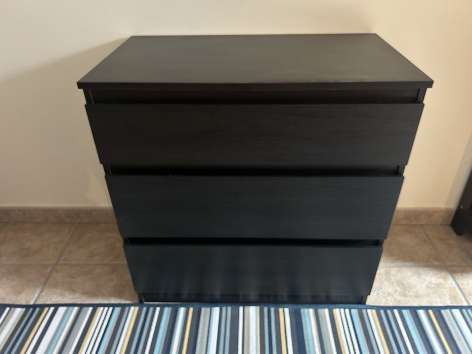 Cómoda MALM 3 gavetas PRET CAST