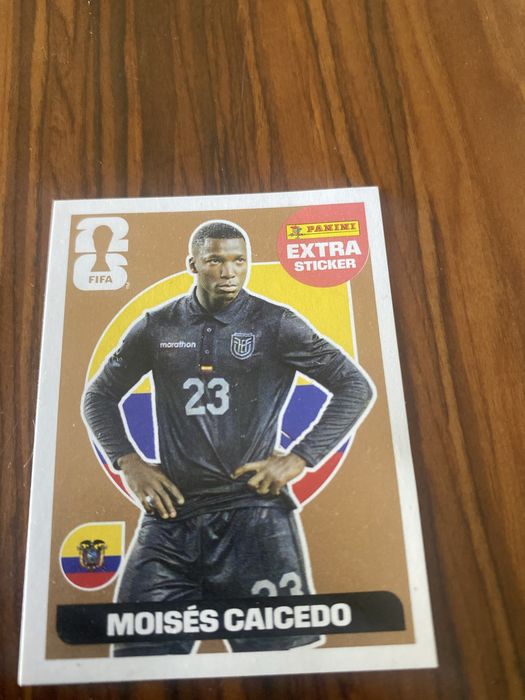 Moisés Caicedo extra sticker bronze wc 26