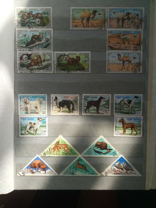 Коллекцию Почтовых Марок-Монголия, Куба, Корея, Болгария, Польша, СССР