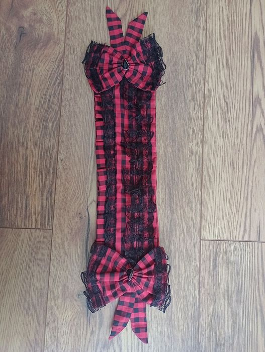 Nowy headdress lolita w kratkę