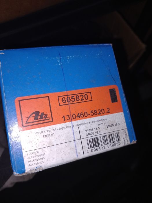 Pastilhas "Ate"  para Honda Civic Vti vtec (Novas) para a frente