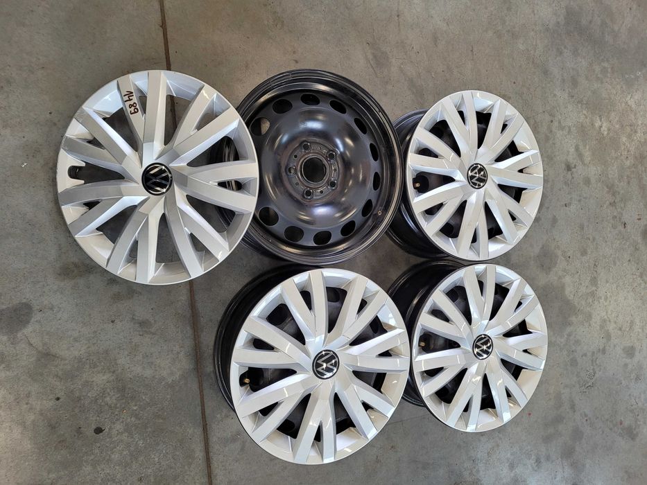 Felgi stalowe r 16 volkswagen plus kołpaki