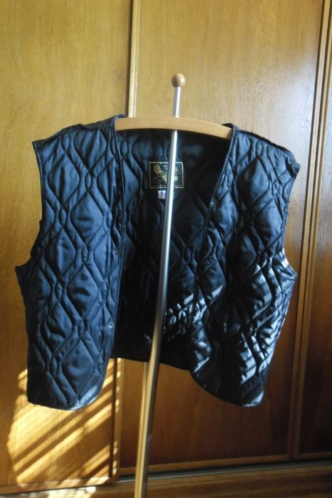 Blusão de pele Masculino Motard Middleton Tam.46 Preto