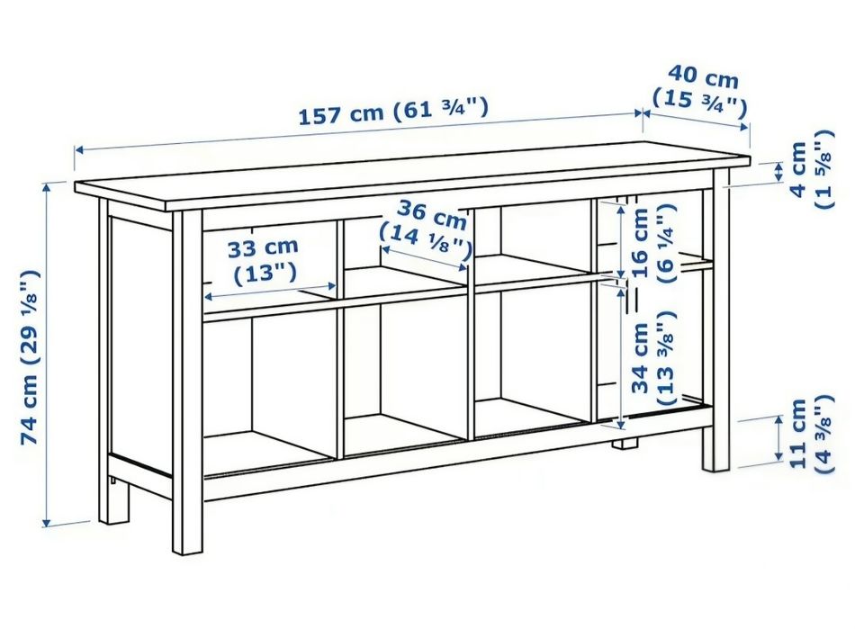 Ikea HEMNES biała
