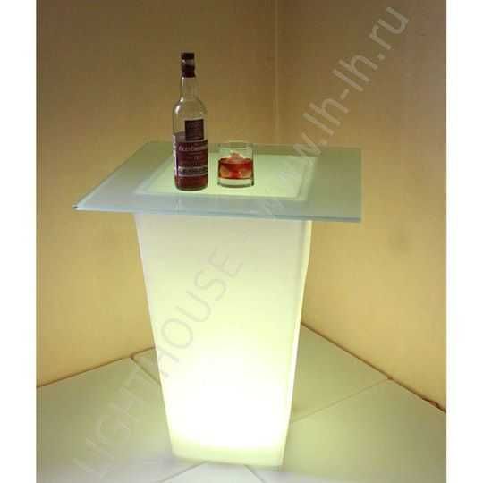 Mobiliario led rgb com iluminação