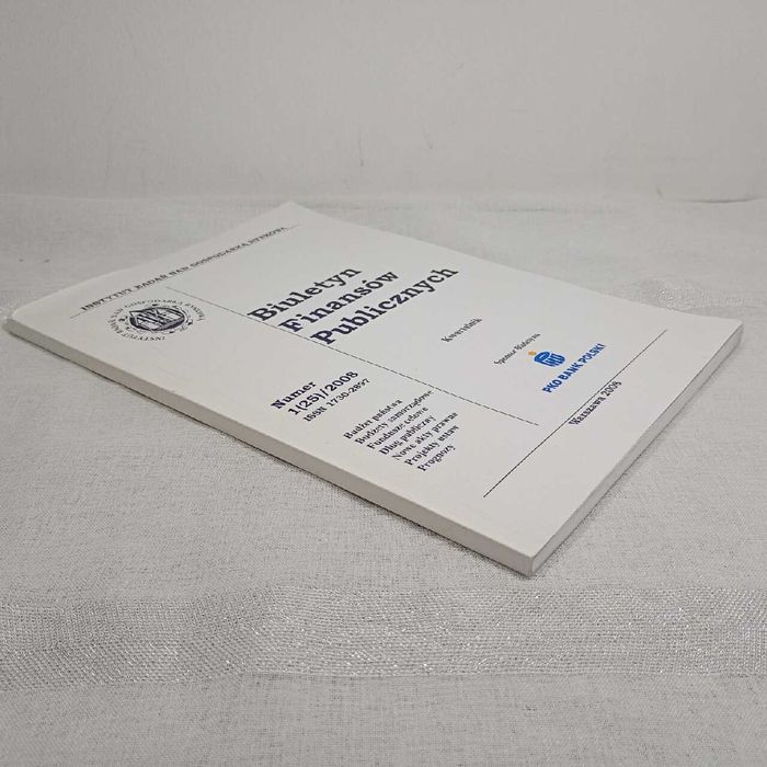 Biuletyn Finansów Publicznych. 1(25)2008