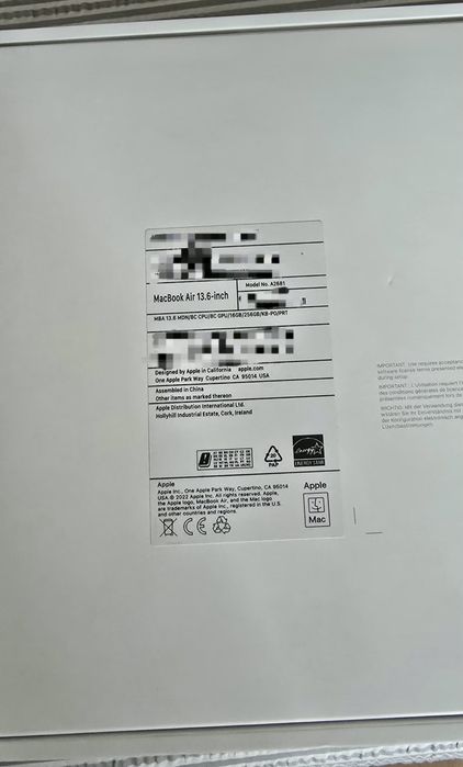 Macbook Air 13.6