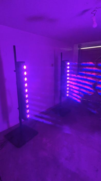 2 Barras Led Moving Head 10*40w como novas + Case de 4 Unidades