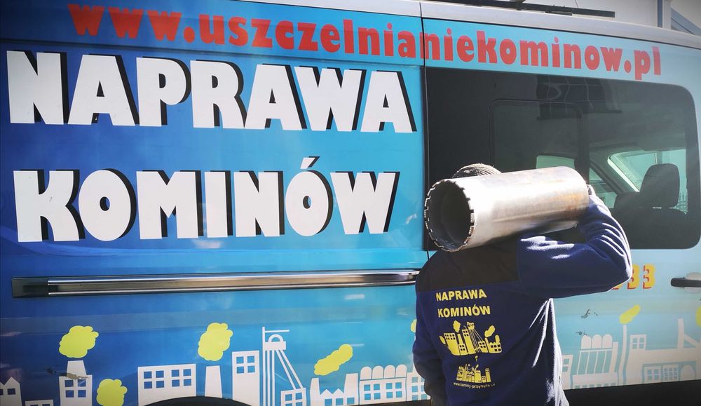 Frezowanie komina wkład ceramiczny rozwiercanie naprawa komina