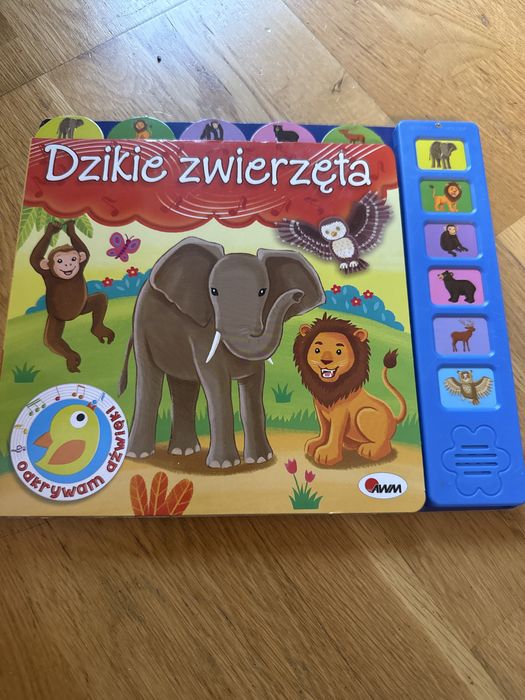 Książeczka Odkrywam dzwięki dzikie zwierzęta