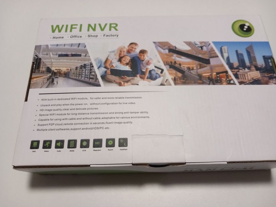 WiFi NVR 8CH – Obsługa do 8 kamer (1983)
