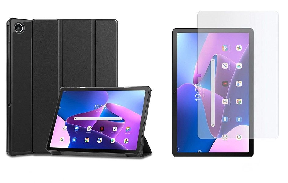Etui Smartcase + Szkło Hartowane do Lenovo Tab M10 Plus 10.6/3rd Gen B