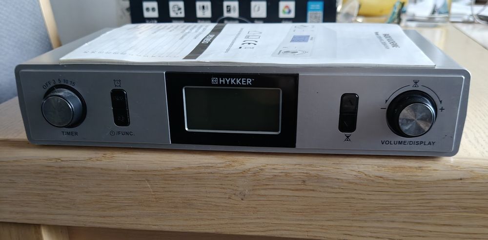 Radio kuchenne Hykker, podszawkowe z bluetooth.