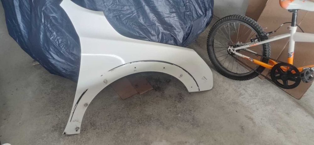 guarda lamas direito da frente branco | Peugeot 508 RXH 2012