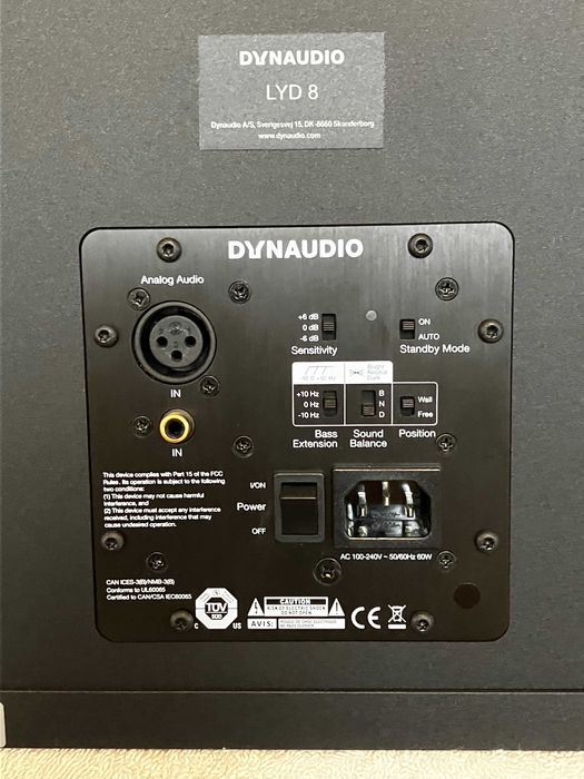 Dynaudio LYD 8 – monitory studyjne, stan idealny