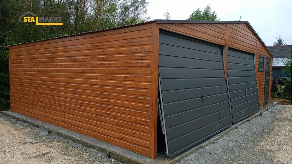 Nowy garaż blaszany 5x6m – producent, montaż GRATIS! Dębica