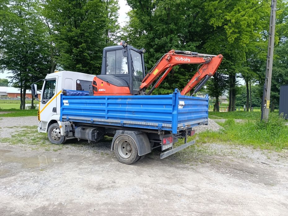 Usługi Minikoparką 2.7 t Wywrotką 3.5, 7.5 t przyłacza fundamenty