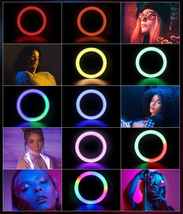 Кільцева Лампа + штатив 210см + тримач для телефону 26,30,33 Кольцевая