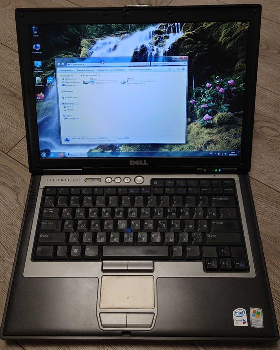 Ноутбук Dell Latitude D620/Core2Duo T7200 2.0GHz/3GB RAM/250SSD+500HDD