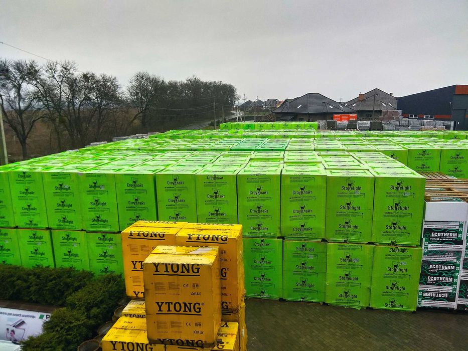 Газоблоки Стоунлайт (Бровари), газобетон, газобетонні блоки