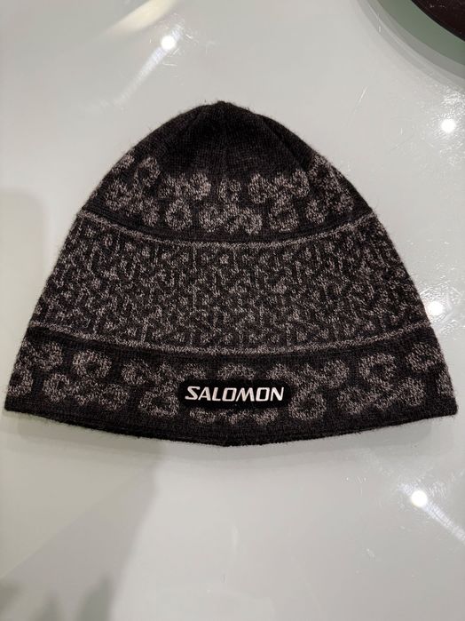 Шапка Salomon, оригинал, шерсть, полиэстер