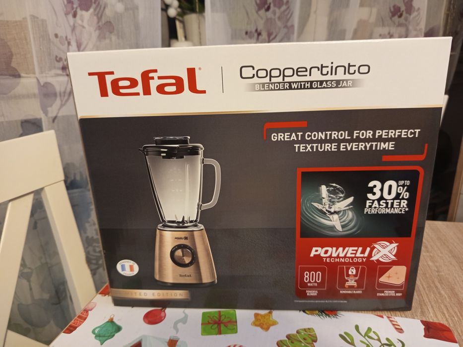 NOWY GWARANCJA Blender kielichowy Tefal Blendforce 2 Coppertinto BL439