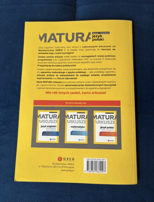Język polski matura arkusze