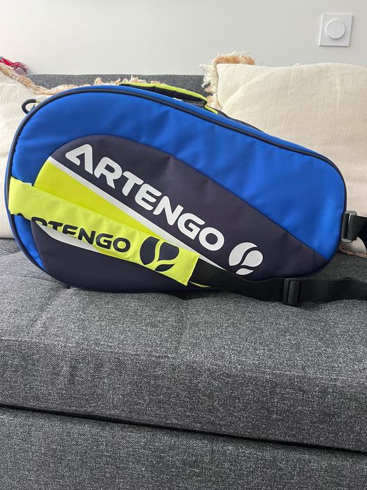 Saco de Padel Artengo – Azul/Verde – Muito bom estado