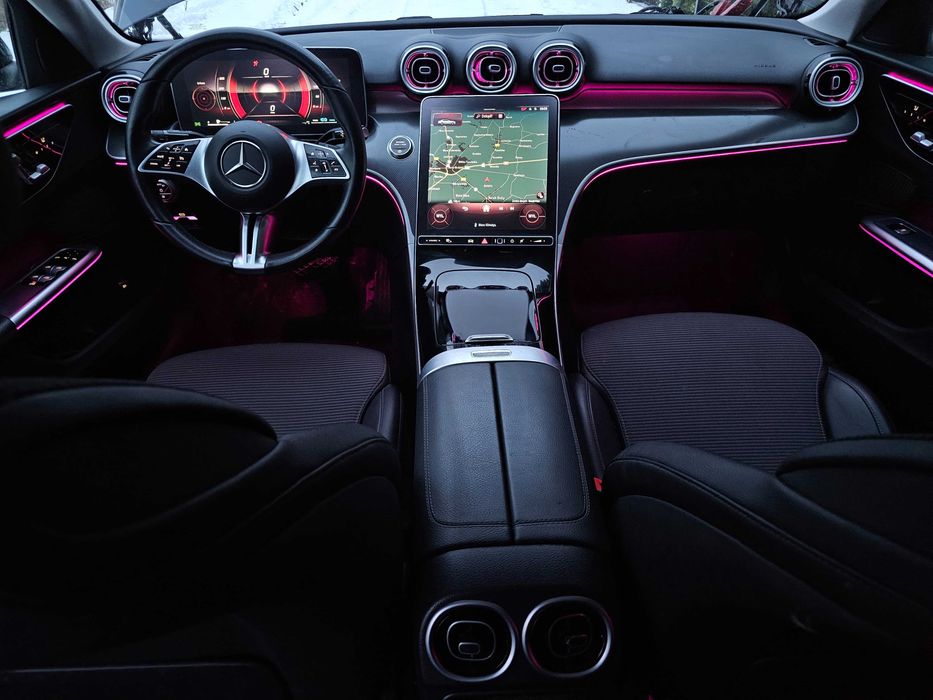 Mercedes C200 204km 4Matik Kamery 360 Salon Polska Wirtualne Zegary