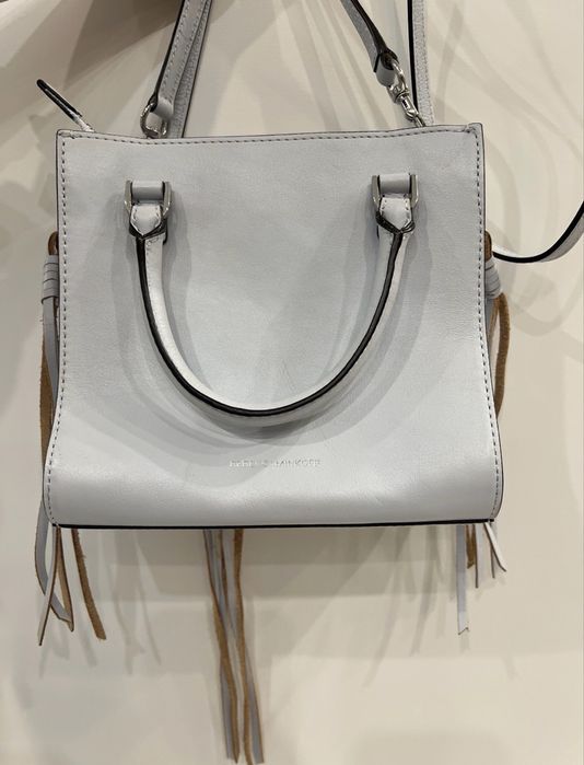 Сумка шкіряна ніжно блакитна Rebecca minkoff