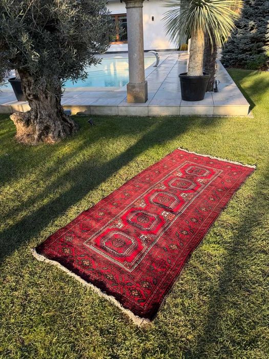 Dywan Wełniany Kaszmirowy Perski Iran Beludz 230x105 galeria 8 tys