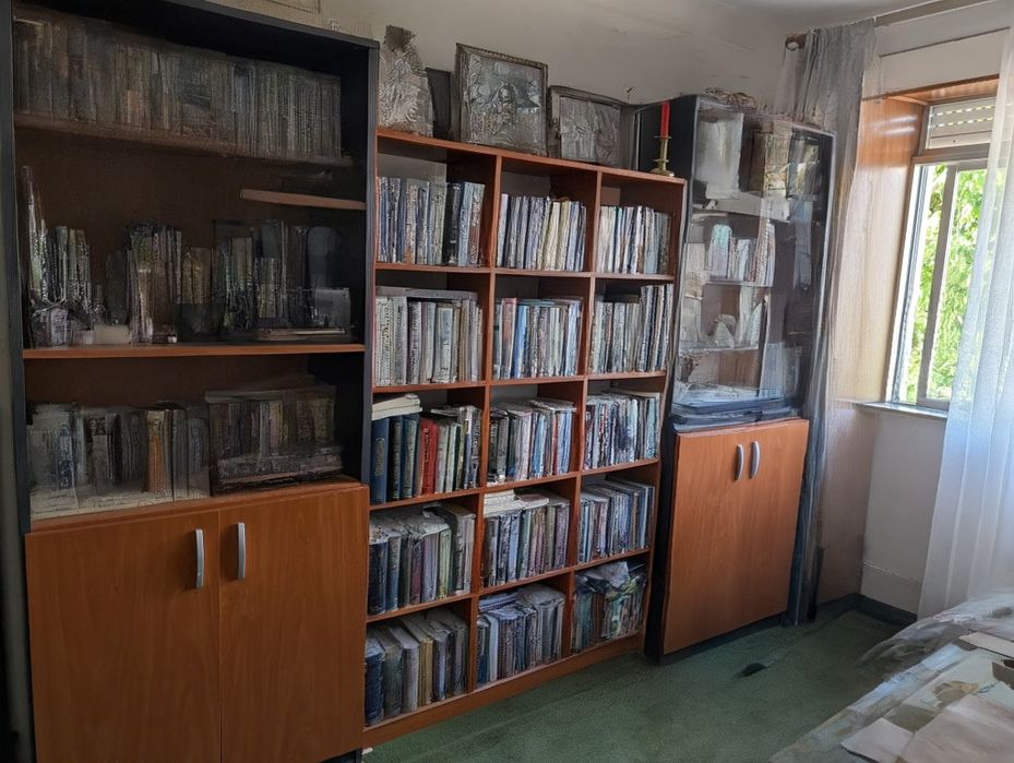 Estantes de escritório+secretária