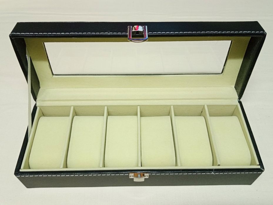 Caixas para 6, 10, 12 e 24 relógios. Novas!