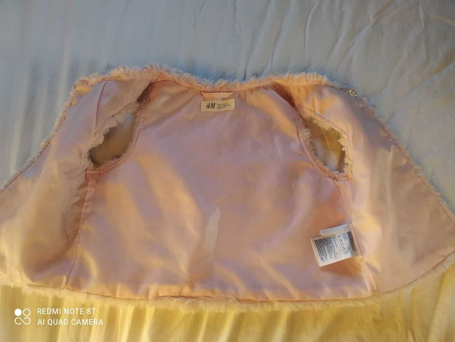 Colete menina em pelinho 5-6 anos