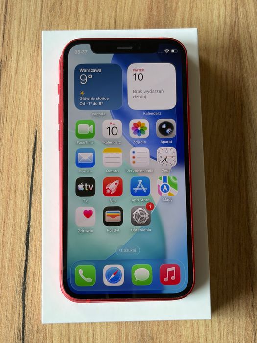 iPhone 12 mini 128 GB czerwony z Etui - jak nowy - Okazja !