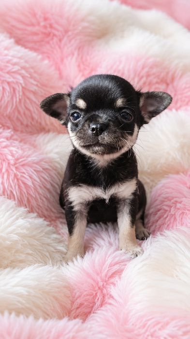 Suczka chihuahua-czarna podpalana laleczka