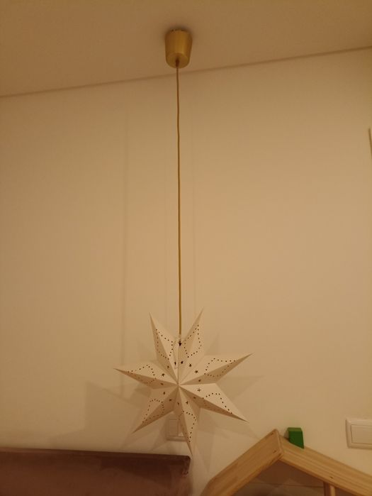 Candeeiro em forma de estrela