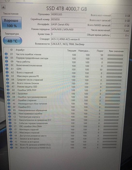 Ssd 2.5 Sata3 3D Nand Blue 4 ТБ