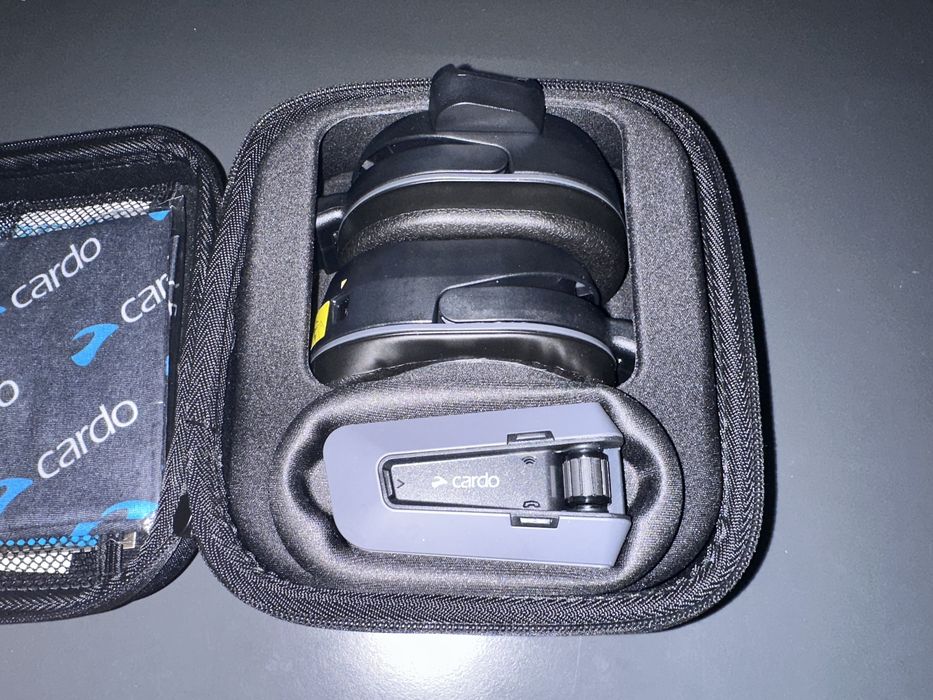 Zestaw Cardo interkom packtalk + sluchawki z głośnikami JBL komplet NOWE