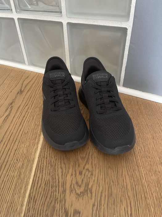 Skechers Slip-Ins Go Walk 41 czarne nowe unisex