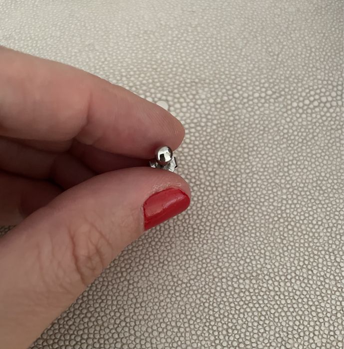 Brinco piercing prata