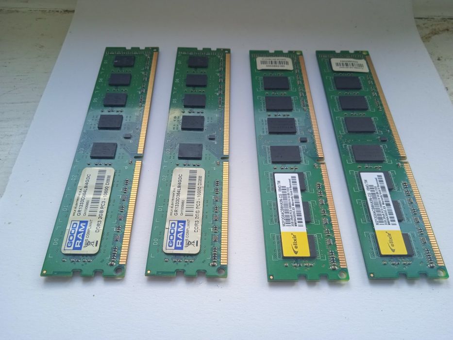 8gb ram 4x2gb Goodram  elixir  1333mhz