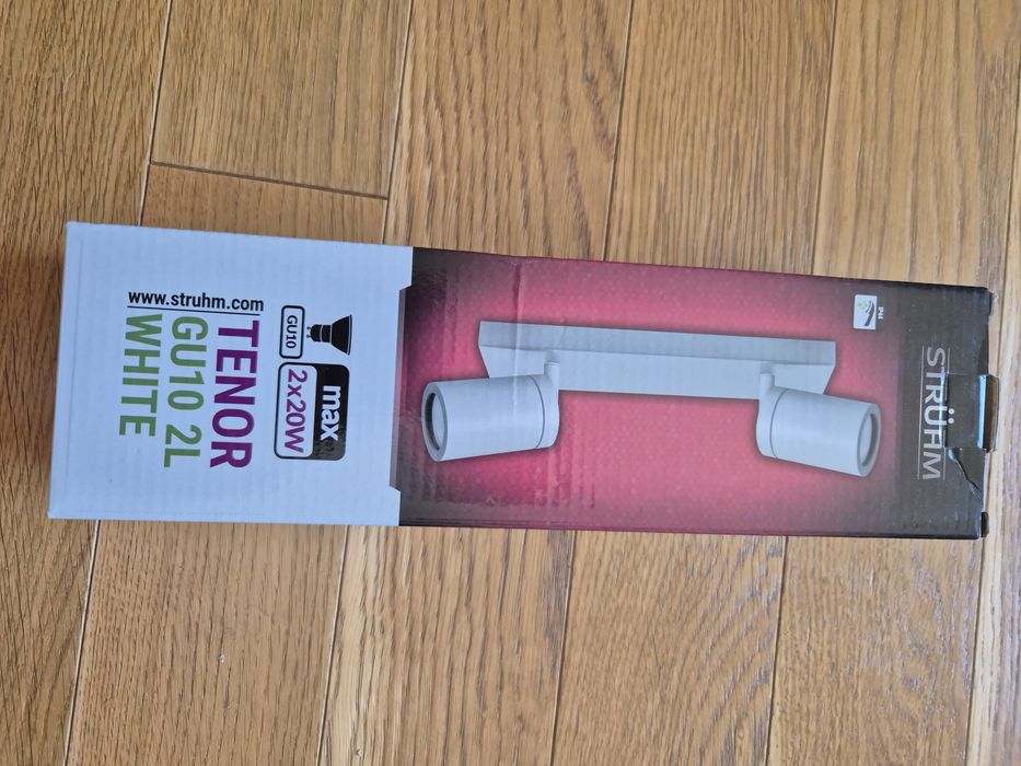 Lampa  ścienna/sufitowa Strühm Tenor biała