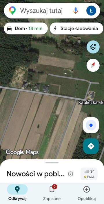 Działka budowlana Kownaciska. - Widok 2
