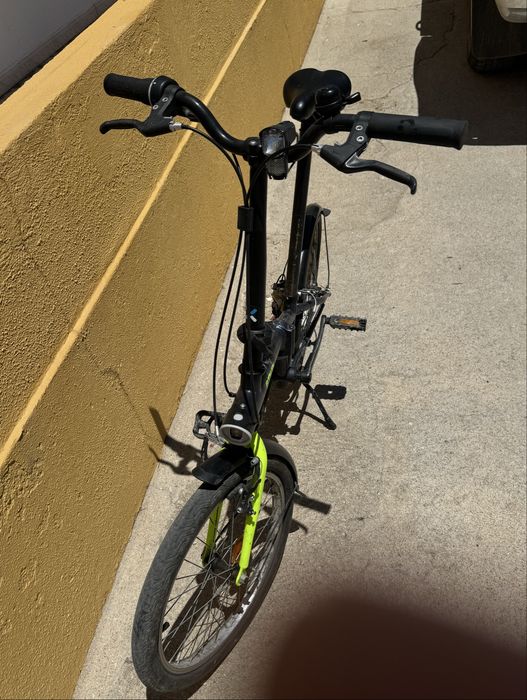 Bicicleta dobravel com mudanças