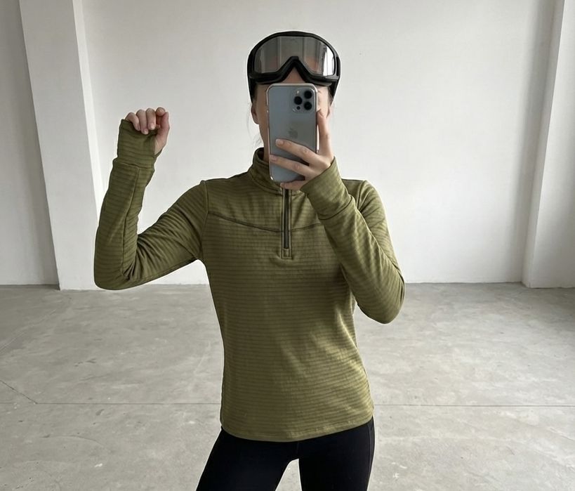 Khaki bluzka termoaktywna termiczna S