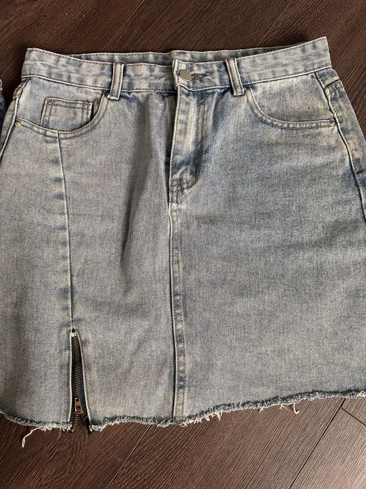 Спідниця юбка джинсова розмір м zara h&m reserved