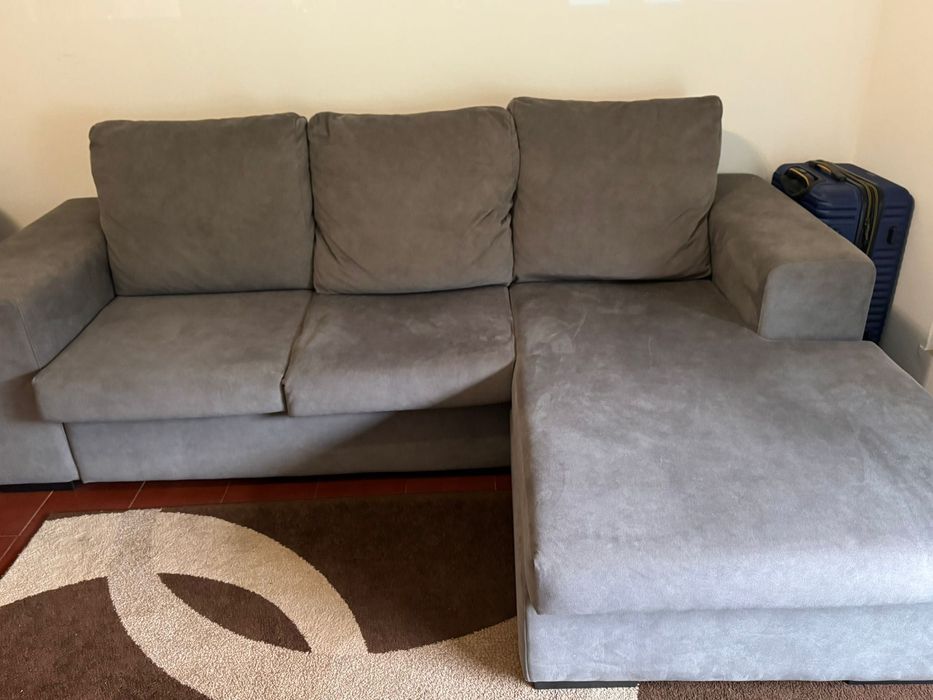 Chaise Longue Cinzento – Excelente Estado