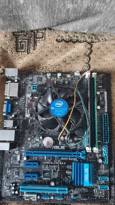 Комплект ASUS P8H61-M LX2 R2.0 + Core i5-3470 + 12GB DDR3