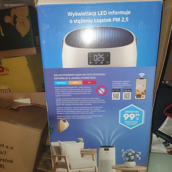 Oczyszczacz powietrza SETTI+ AP600W jonizator